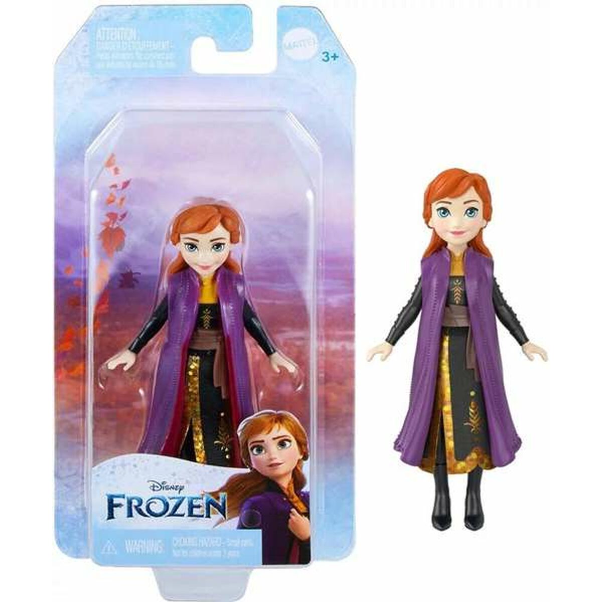 Dukke Mattel Frozen Mini Disney 12 cm